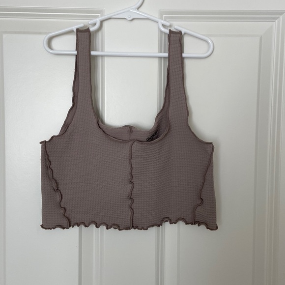 Garage Tops Garage Crop Tank Super Cute Detailing And Color Poshmark